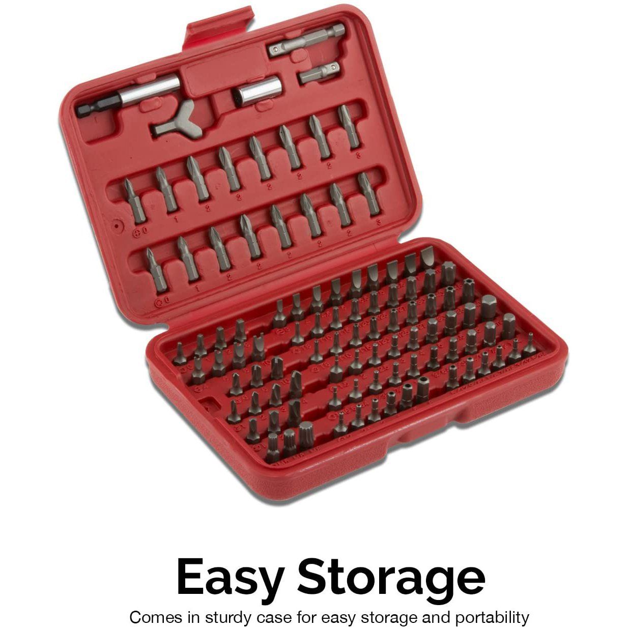 100-Piece: Neiko 10048A Premium Security Bit Set Home Improvement - DailySale