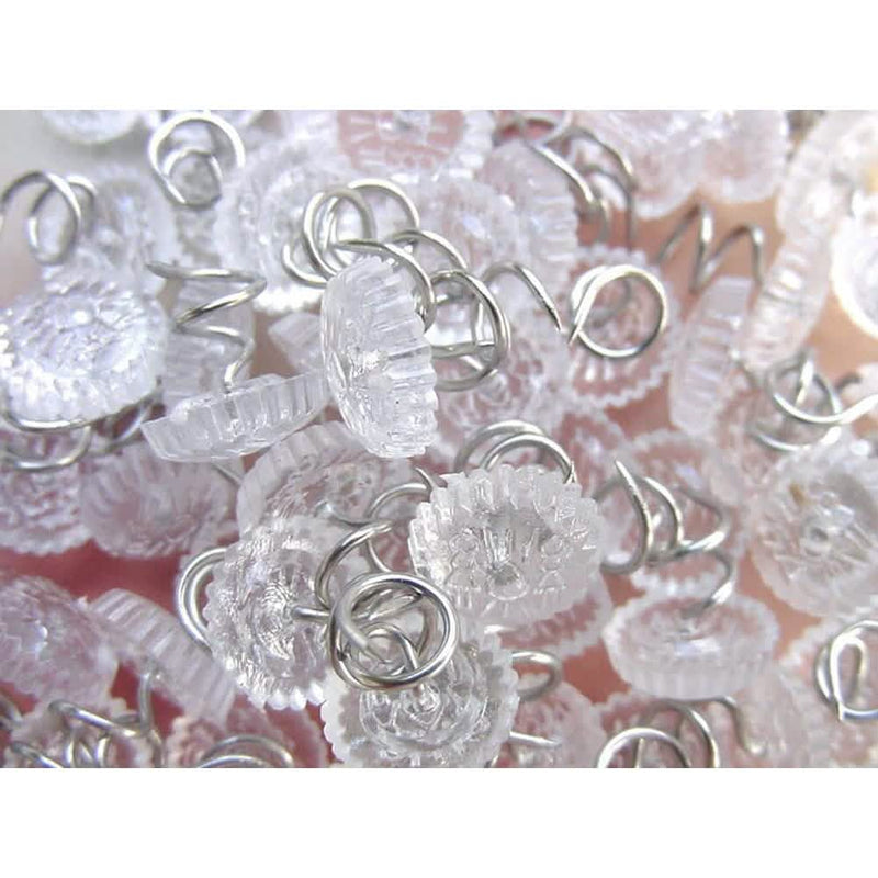100-Piece: Transparent Head Twist Needle Everything Else - DailySale