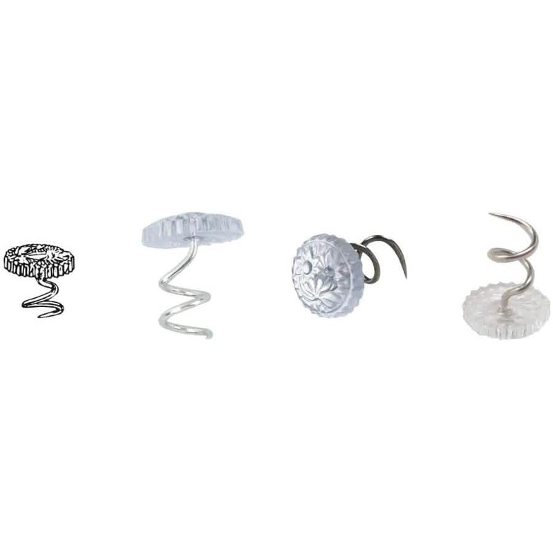 100-Piece: Transparent Head Twist Needle Everything Else - DailySale