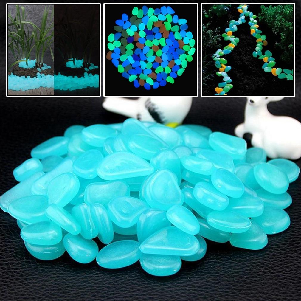 100-Pieces: Glow in the Dark Luminous Stones Toys & Games - DailySale