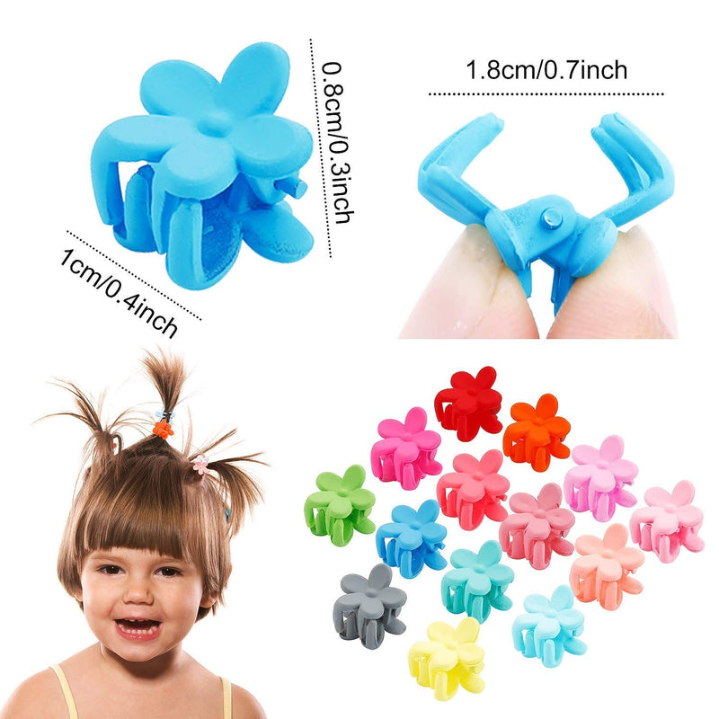 100-Pieces: Non-Slip Colorful Mini Hair Claw Clips Clamps Accessories Beauty & Personal Care - DailySale