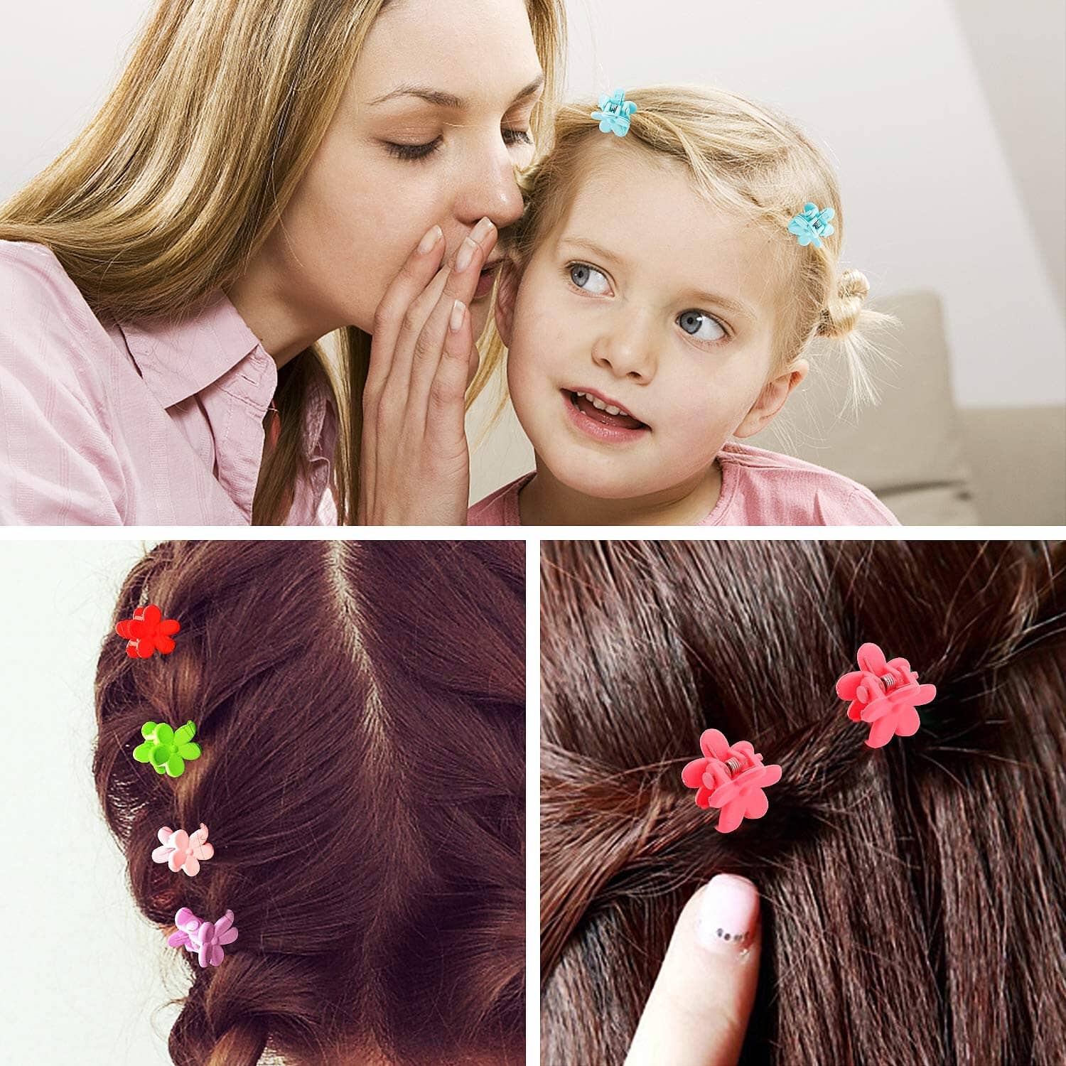 Mini Non Slip Hair Claw Clips Clamps For Women Girl's Hair