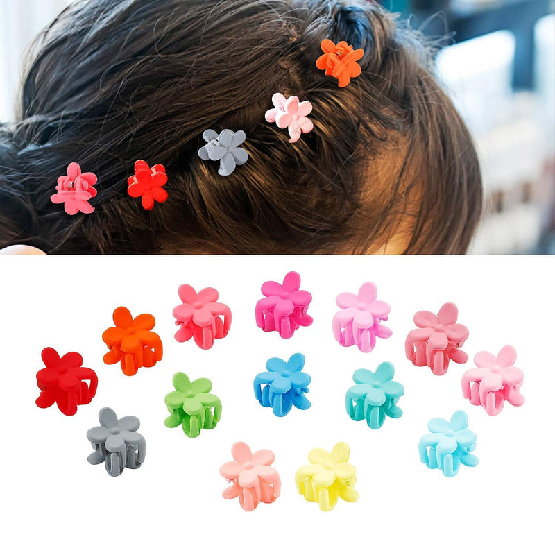 100-Pieces: Non-Slip Colorful Mini Hair Claw Clips Clamps Accessories Beauty & Personal Care Floral - DailySale