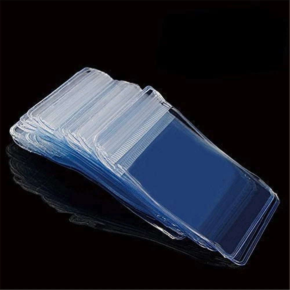 100-Pieces: Transparent PVC Plastic Storage Sealed Jewelry Bag Closet & Storage - DailySale