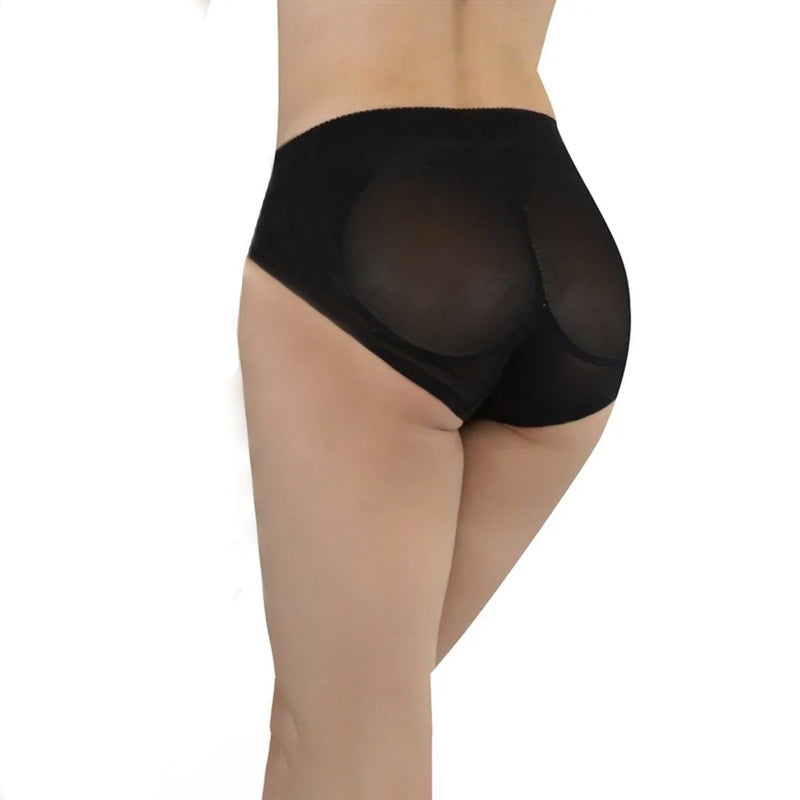 100% Silicone Padded Control Shaping Brief Women's Clothing Black 4X - DailySale