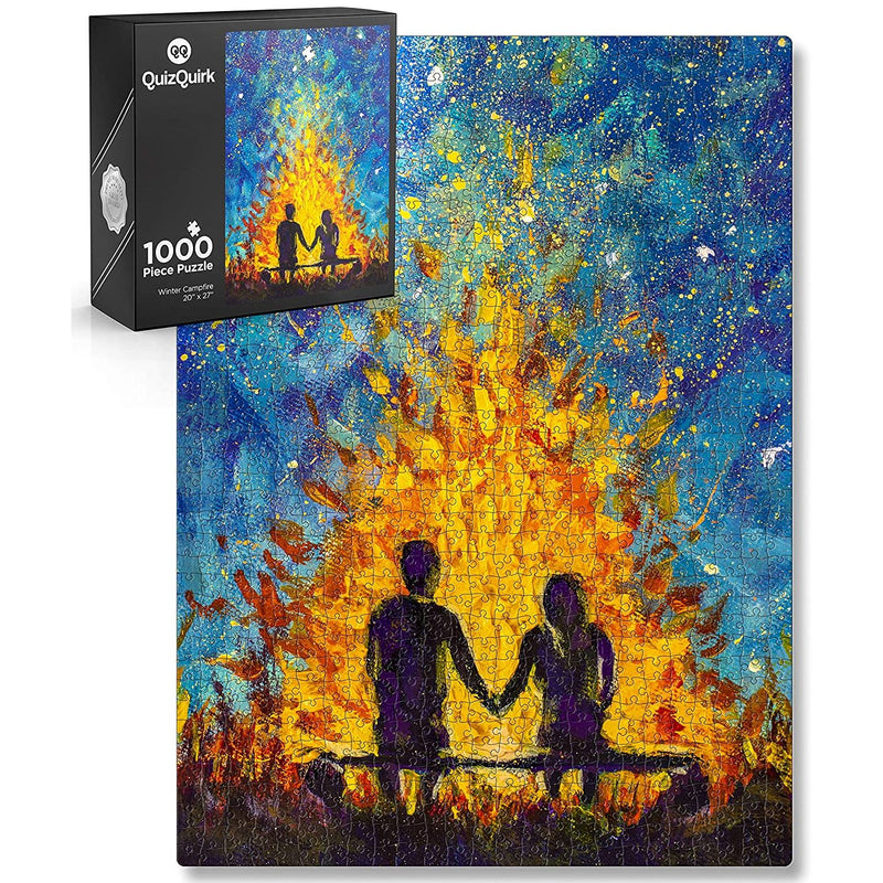 1000-Piece: Puzzle for Adults/Teens with Puzzle Saver Kit Toys & Games Campfire - DailySale