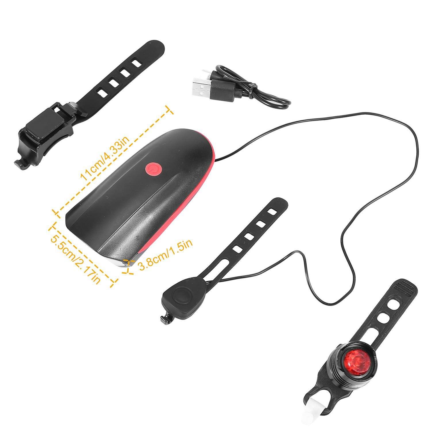 10000LM Bike Headlight USB Rechargeable Sports & Outdoors - DailySale