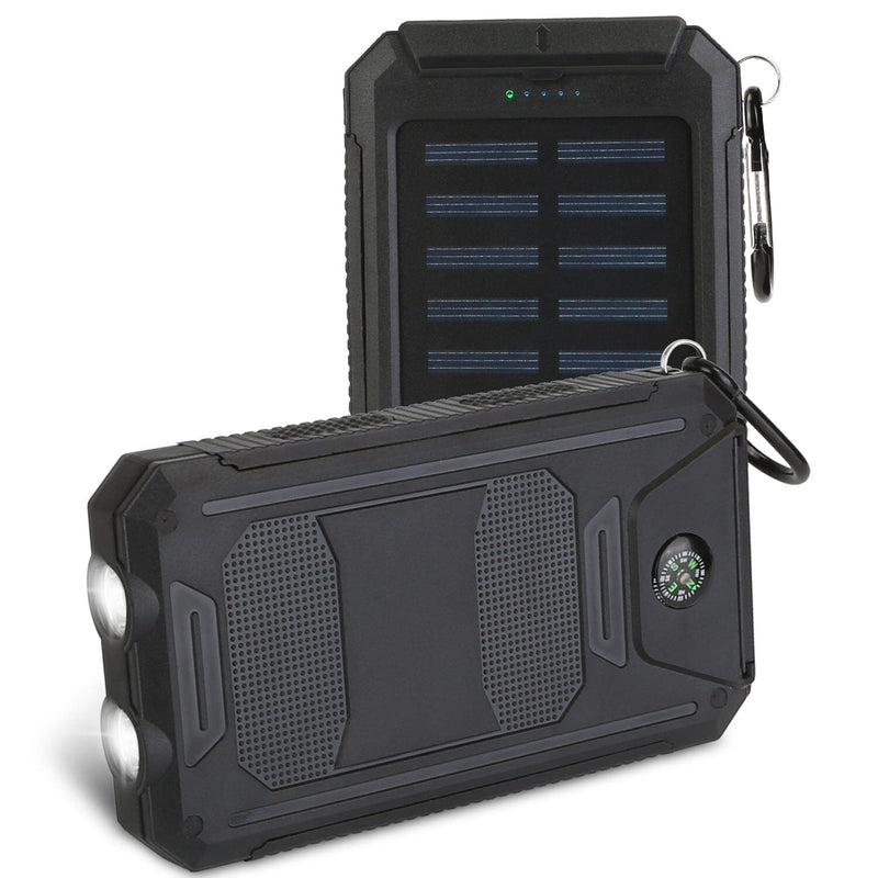10000mAh Solar Power Bank External Battery Pack Mobile Accessories - DailySale
