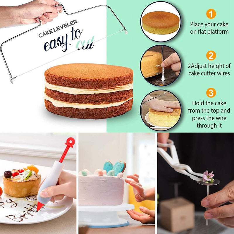 108-Piece: Cake Decorating Supplies Kit Kitchen Tools & Gadgets - DailySale
