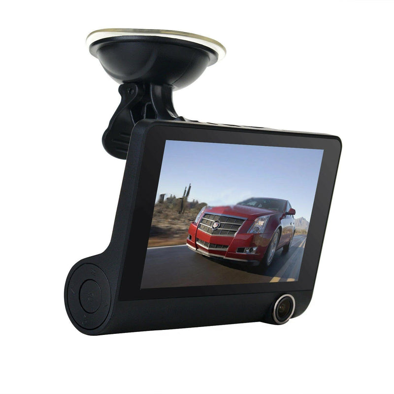 1080P 4" Dual Lens HD Car DVR Rearview Video Dash Cam Recorder Camera G-sensor Automotive - DailySale