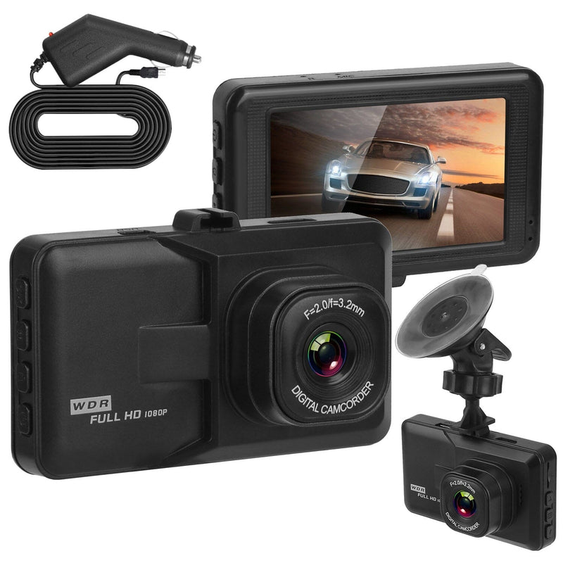 1080P Car DVR 3" Camera Dash Cam with 100° Angle Loop Recording Motion Detection Automotive - DailySale