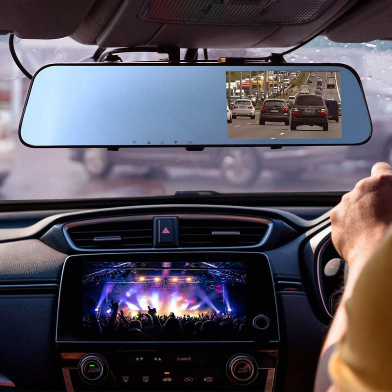 1080P Car DVR 4.3inches Dash Cam with 140° Angle Loop Recording Automotive - DailySale