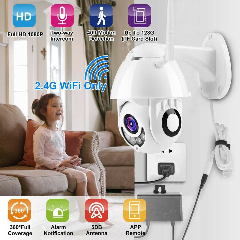 1080P FHD WiFi IP Camera Two-Way Gadgets & Accessories - DailySale