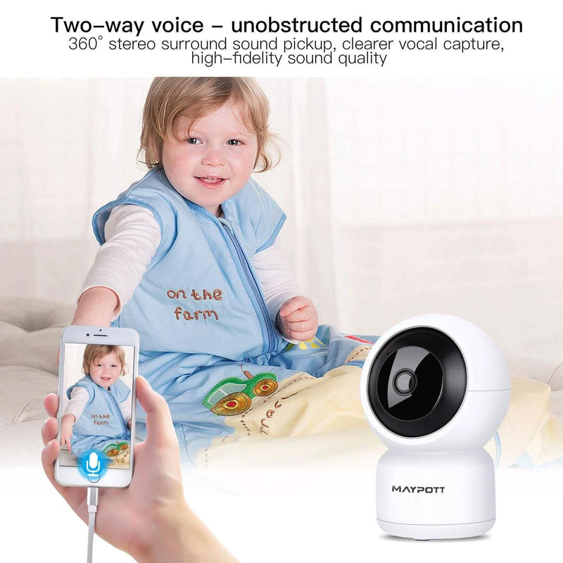 1080P HD Wireless Smart Spy Camera WiFi Security IR Night Vision Baby Monitor Baby - DailySale