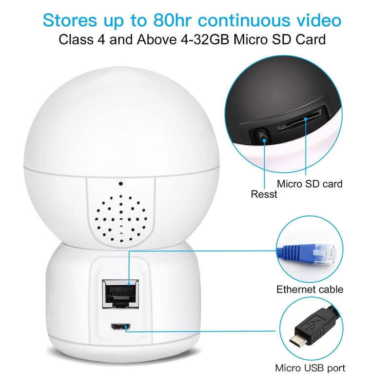 1080P HD Wireless Smart Spy Camera WiFi Security IR Night Vision Baby Monitor Baby - DailySale