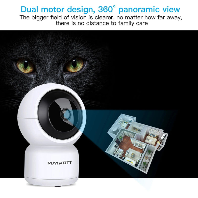 1080P HD Wireless Smart Spy Camera WiFi Security IR Night Vision Baby Monitor Baby - DailySale