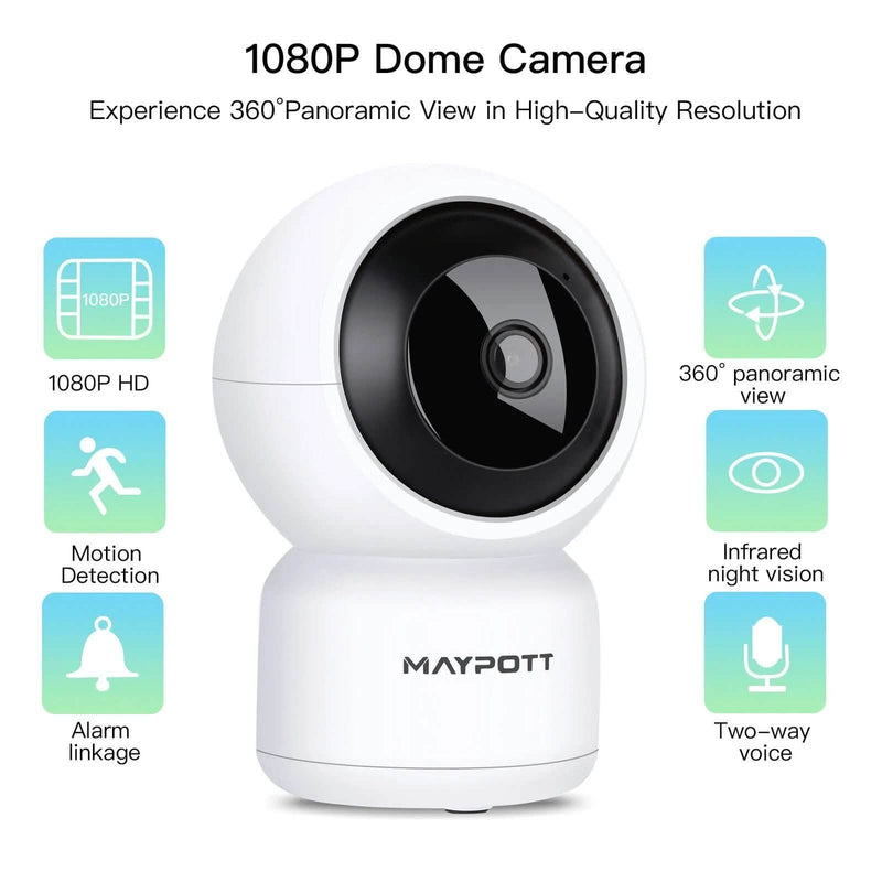 1080P HD Wireless Smart Spy Camera WiFi Security IR Night Vision Baby Monitor Baby - DailySale
