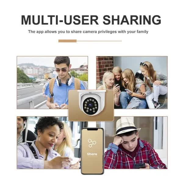 1080P Outdoor Full Color Night Vision Surveillance Camera Smart Home & Security - DailySale