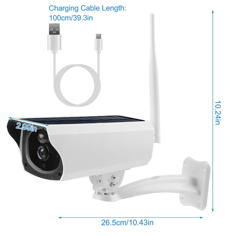 1080P Solar Powered Wifi IP Camera Smart Home & Security - DailySale
