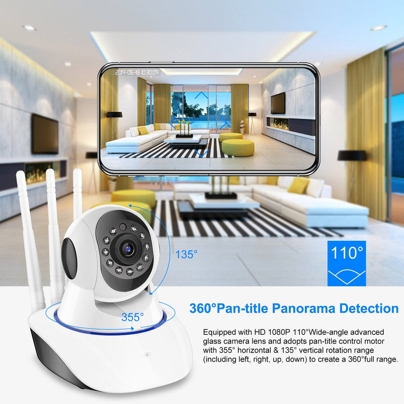1080P WiFi IP Camera Motion Detection IR Night Vision Camcorder Cameras & Surveillance - DailySale