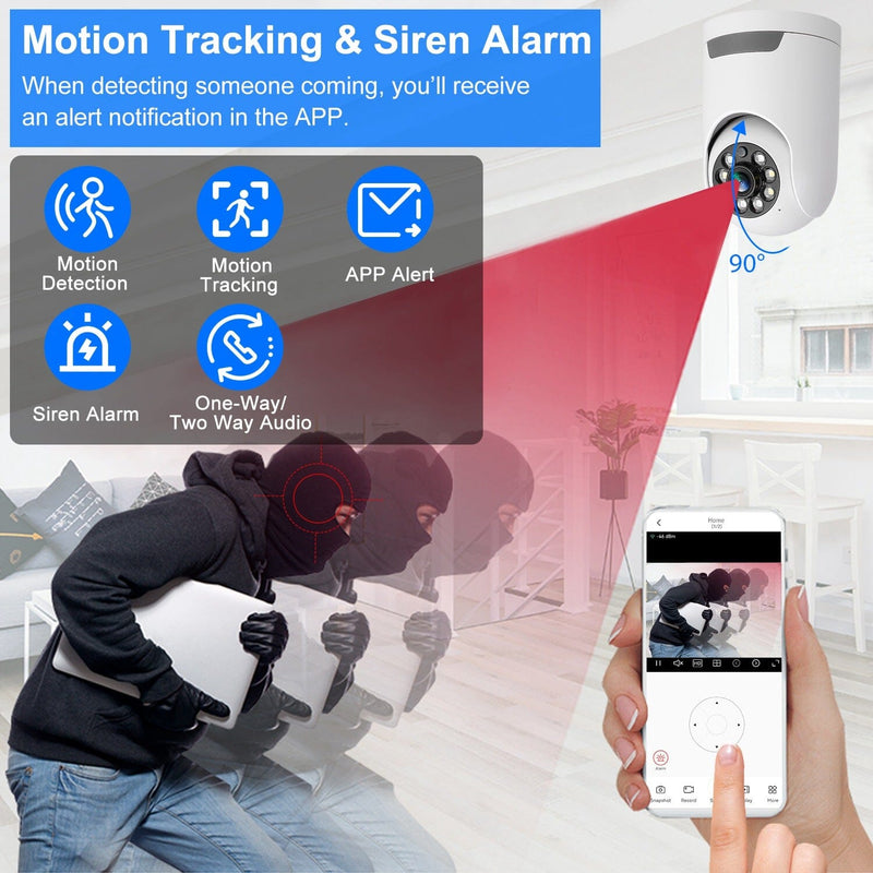 1080P Wifi IP Camera Pan Tilt Security Surveillance Camcorder Smart Home & Security - DailySale