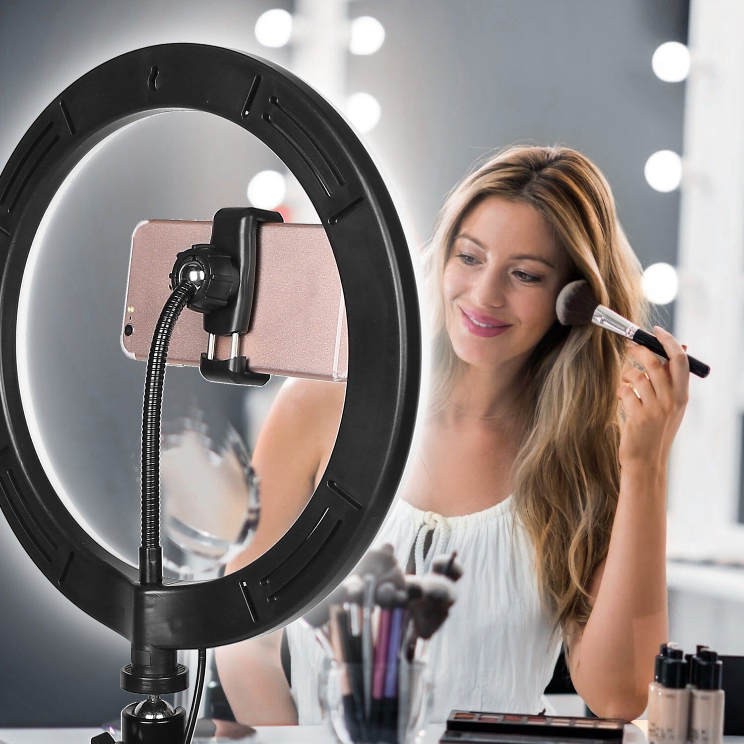 10in 120 LEDs Selfie Ring Light Mobile Accessories - DailySale