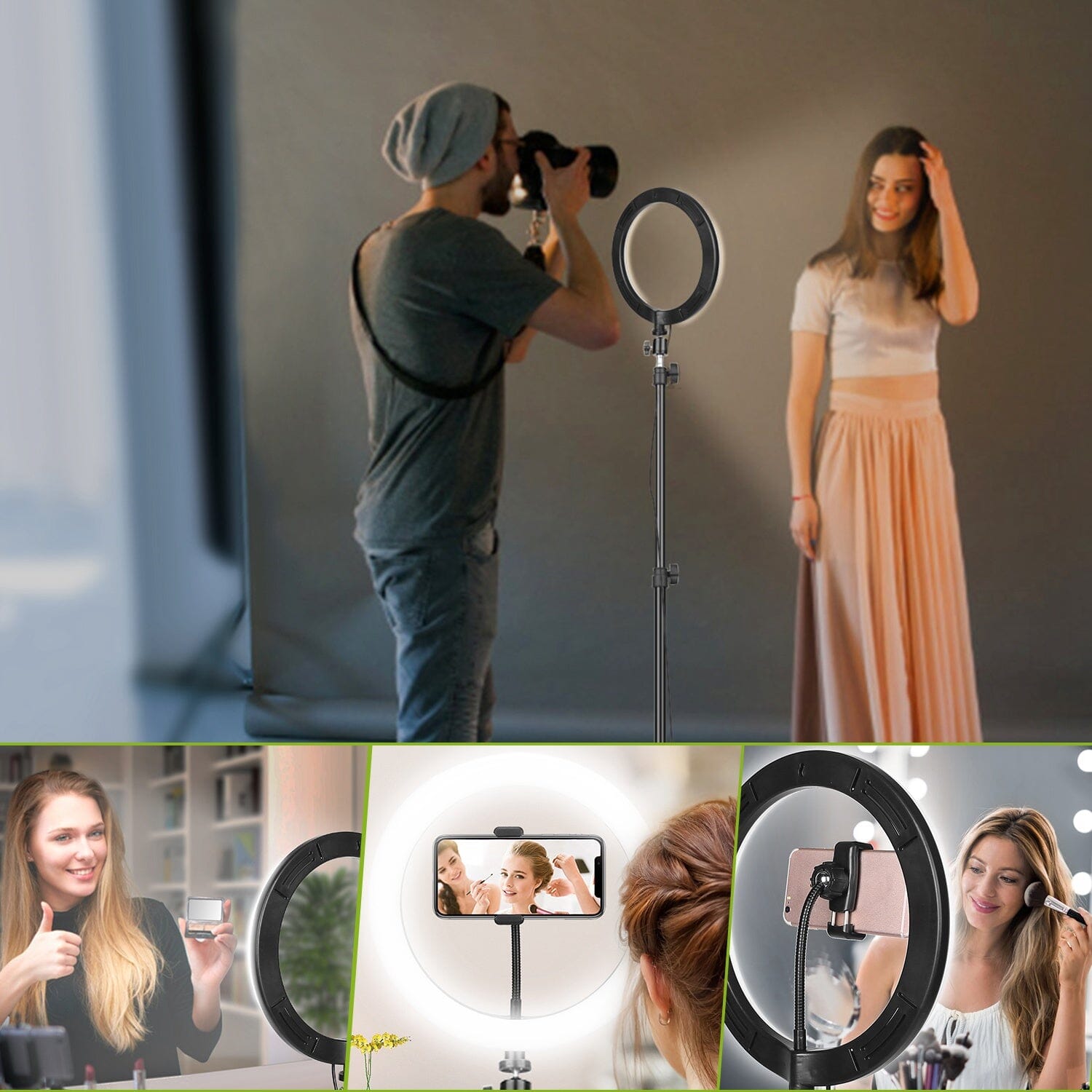 10in 120 LEDs Selfie Ring Light Mobile Accessories - DailySale