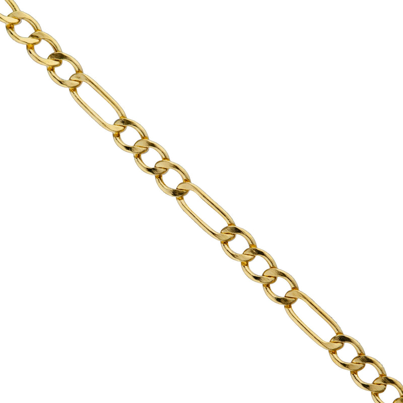 10K Yellow Gold 2MM Figaro Link Chain Necklace Necklaces - DailySale