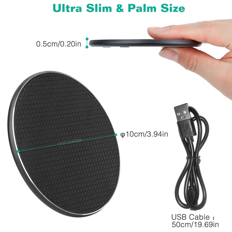 10W Qi Wireless Charger Mobile Accessories - DailySale