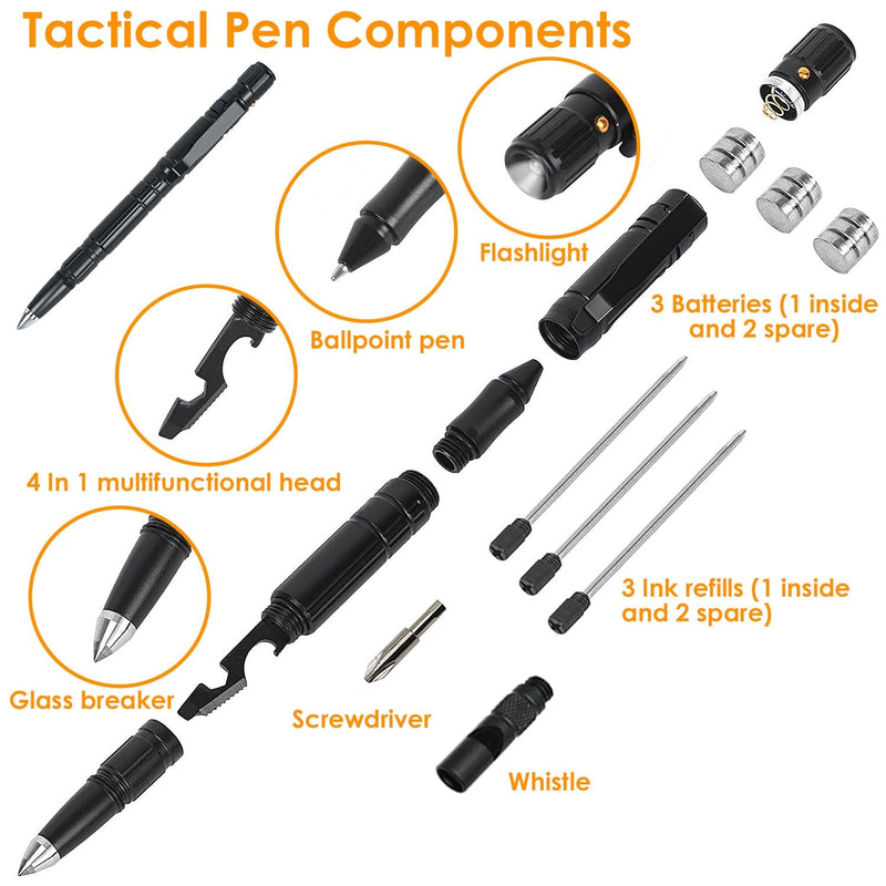 11-in-1 Tactical Pen Gear Set Tactical - DailySale