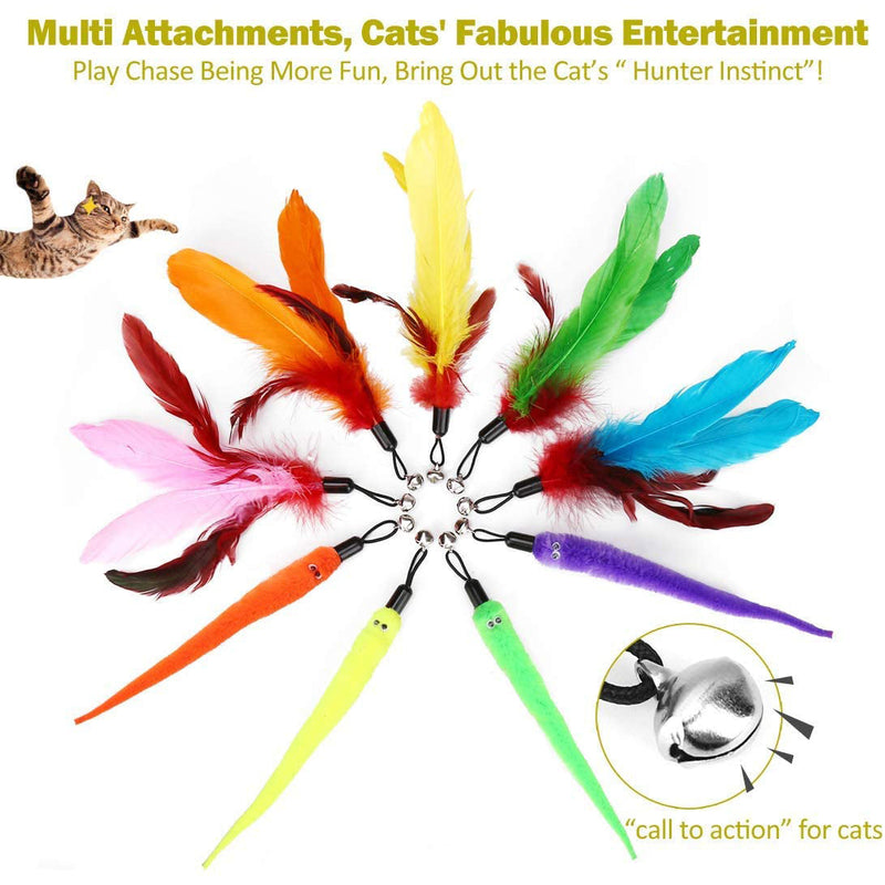 11-Pack: Interactive Cat Toy Wand Pet Supplies - DailySale