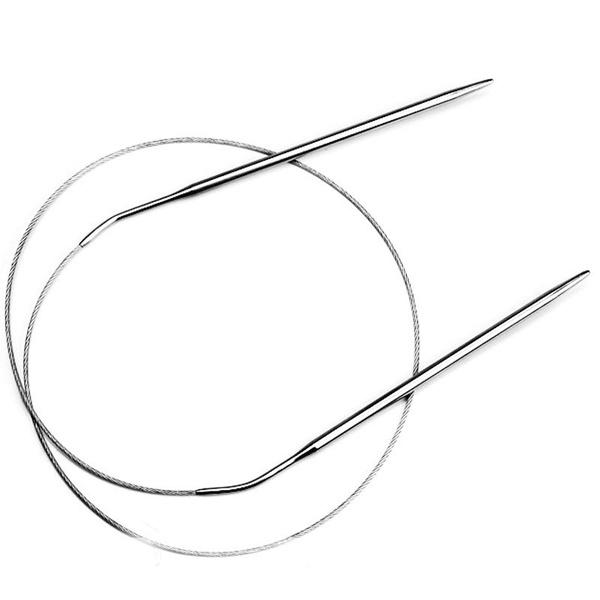 11-Pack: Stainless Steel Circular Knitting Needles Circular Knitting Pins Everything Else - DailySale