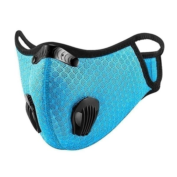 11-Piece Set: Breathable Bacteria-Proof Sport Face Mask with Activated Carbon PM 2.5 Face Masks & PPE Blue - DailySale