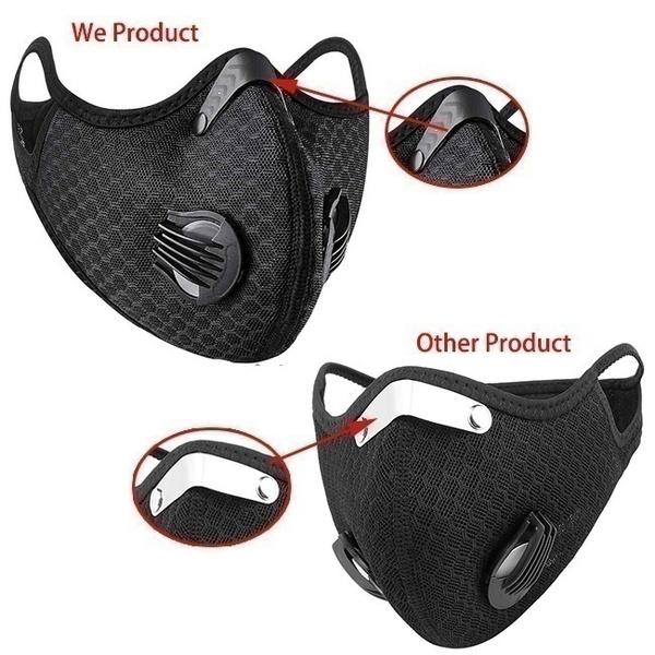 11-Piece Set: Breathable Bacteria-Proof Sport Face Mask with Activated Carbon PM 2.5 Face Masks & PPE - DailySale