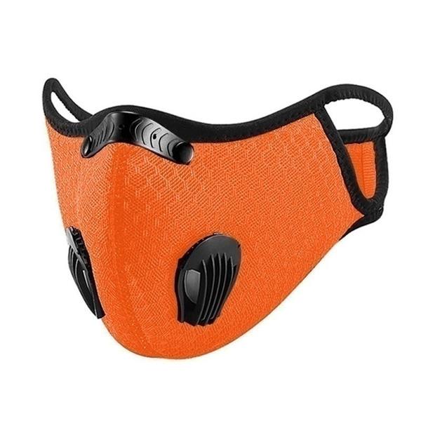 11-Piece Set: Breathable Bacteria-Proof Sport Face Mask with Activated Carbon PM 2.5 Face Masks & PPE Orange - DailySale