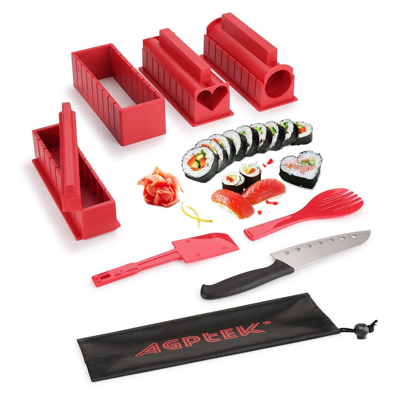 11-Piece: Sushi Making Kit Sushi Rolls with Premium Sushi Knife Kitchen & Dining - DailySale
