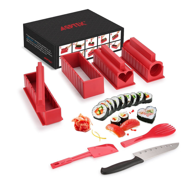 11-Piece: Sushi Making Kit Sushi Rolls with Premium Sushi Knife Kitchen & Dining - DailySale