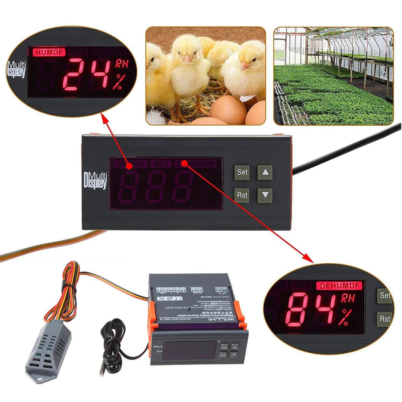 110V Digital Air Humidity Control Controller WH8040 Everything Else - DailySale