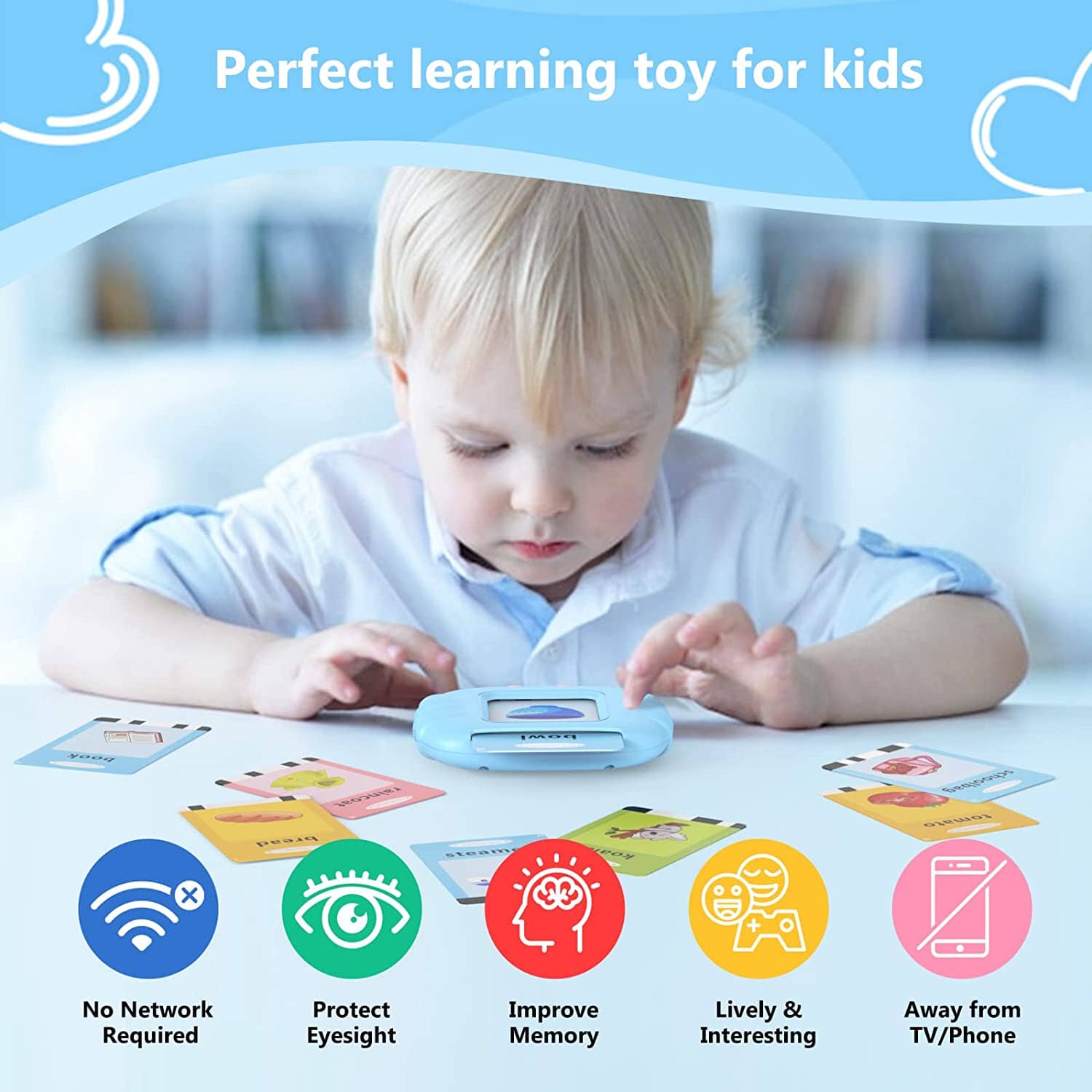 112-Piece: Talking Children's Educational Speech Therapy Toy Toys & Games - DailySale