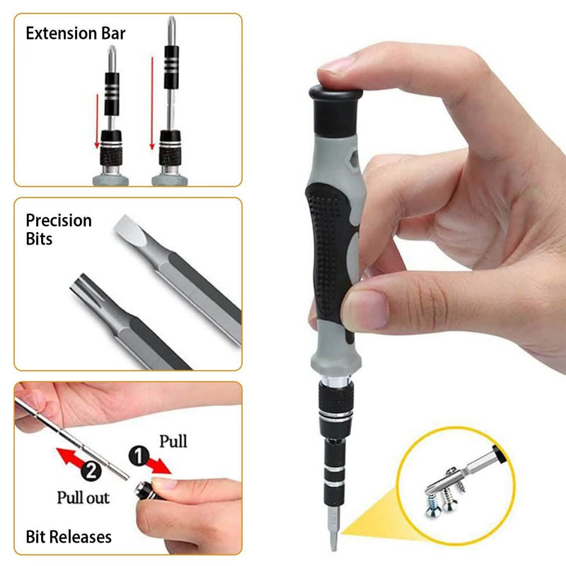 115-in-1 Magnetic Screwdriver Repair Tool Set Home Improvement - DailySale