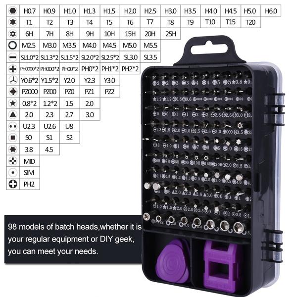 115-in-1 Mini Precision Screwdriver Set Home Improvement - DailySale