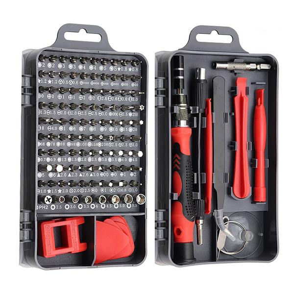 115-in-1 Mini Precision Screwdriver Set Home Improvement Red - DailySale