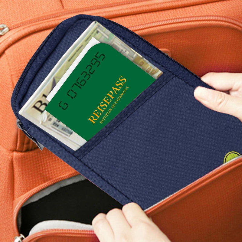 12 Pocket Travel Passport Wallet