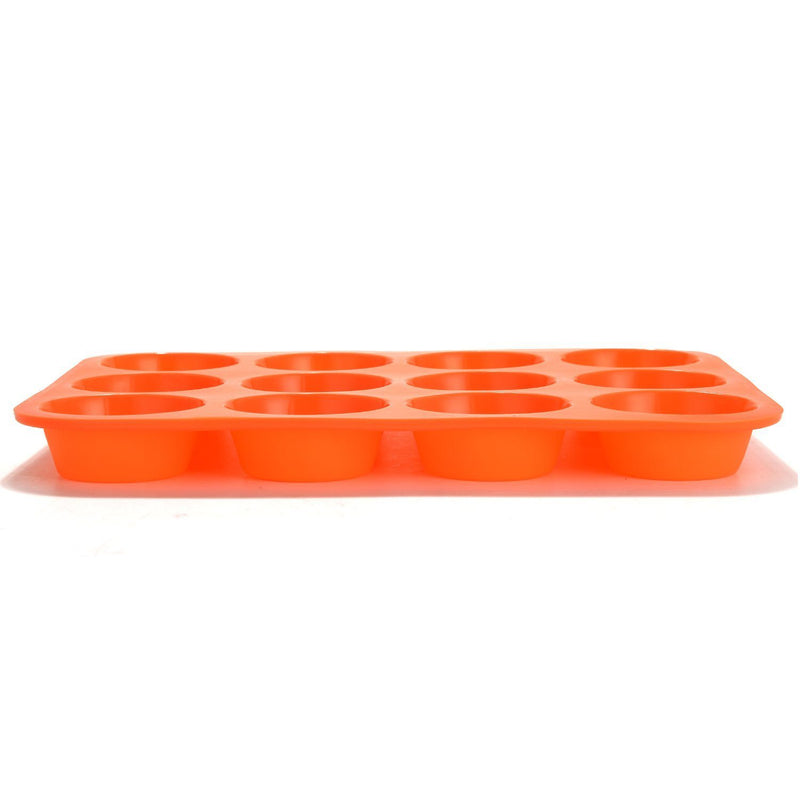 12 Cup Non-Stick Cupcakes Muffin Baking Pan Silicone Mold Kitchen & Dining - DailySale