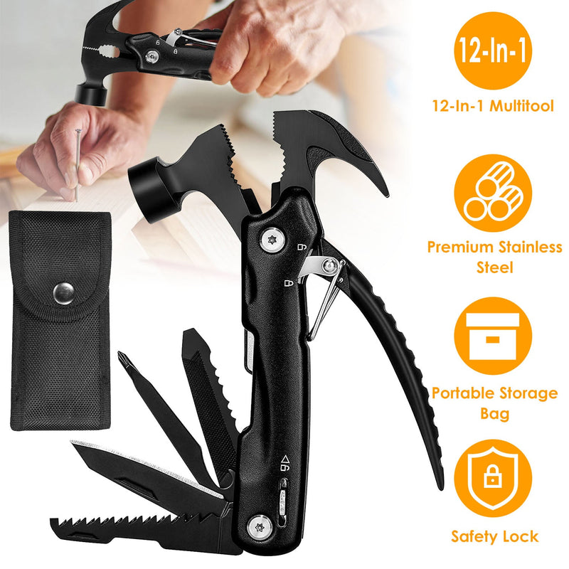 All in One Survival Tools Small Hammer Multitool, Father's Day