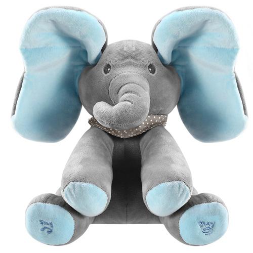 12-Inch Stuffed Plush Elephant Doll