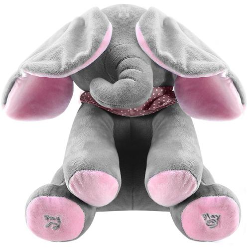 12-Inch Stuffed Plush Elephant Doll