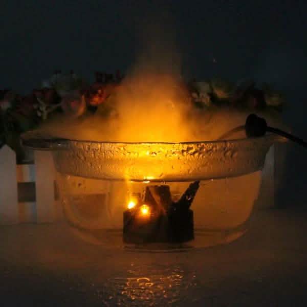 12 LED Mist Maker Fogger Water Fountain Pond Fog Machine Atomizer Air Humidifier Lighting & Decor - DailySale