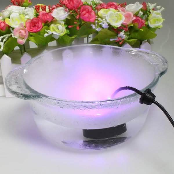 12 LED Mist Maker Fogger Water Fountain Pond Fog Machine Atomizer Air Humidifier Lighting & Decor - DailySale