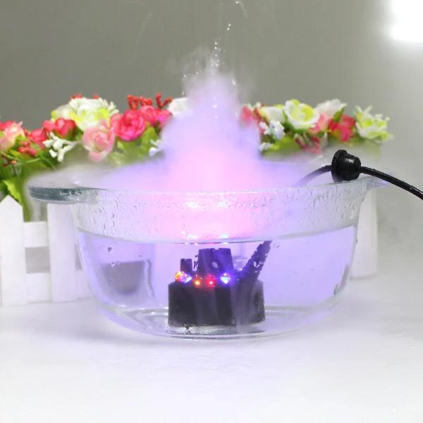 12 LED Mist Maker Fogger Water Fountain Pond Fog Machine Atomizer Air Humidifier Lighting & Decor - DailySale